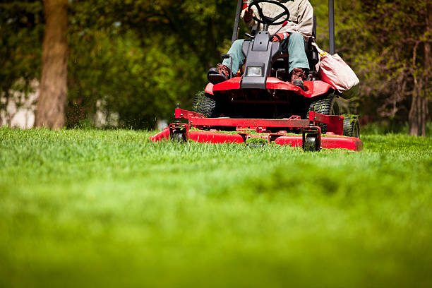 Ride-ons and lawn tractors can be serviced on site.